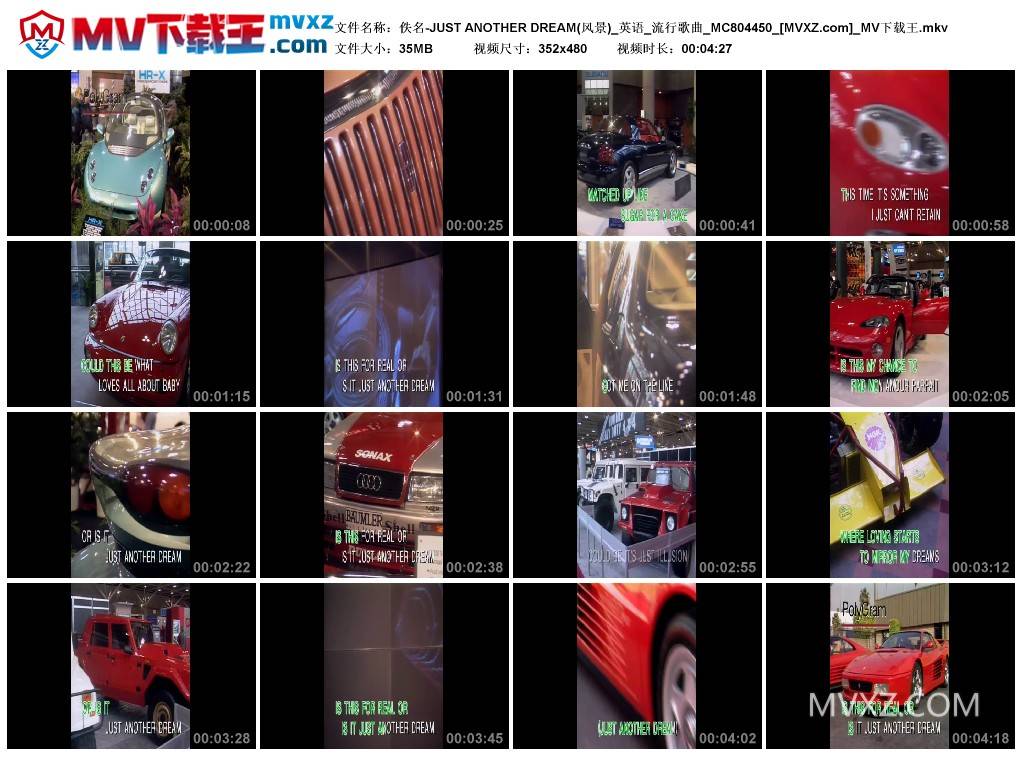 佚名-JUST ANOTHER DREAM(风景)_英语_流行歌曲_MC804450